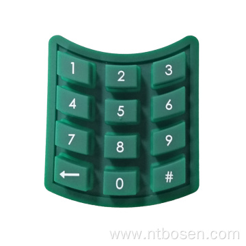 Electronic Door Combination Lock Dark Green Digital Silicone Button Keypads